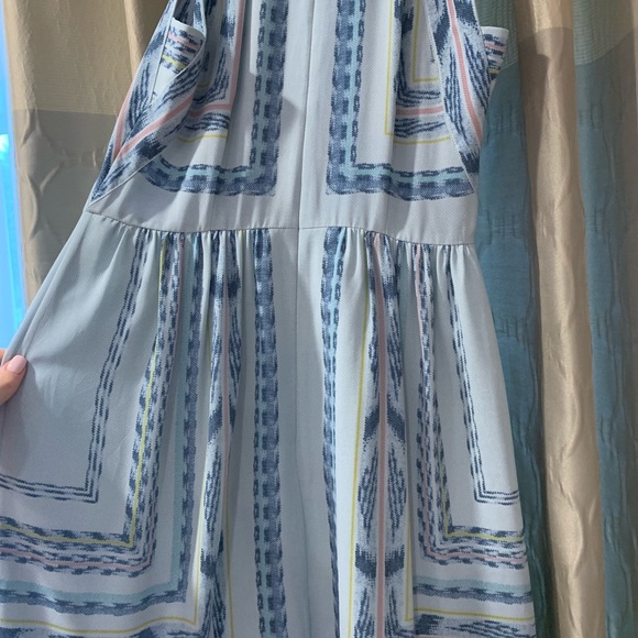 BCBG Maxazria Blue Printed Short Dress - Picture 7 of 8